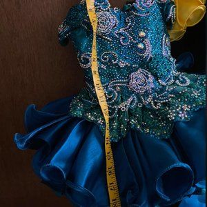 Size 18/3 Custom Ultra Glitz Wizzington Moo Dress